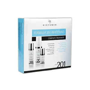 FORMULA 201 WHITENING Комплексный омолаживающий набор для сияния кожи ( мусс, дневной крем SPF20, ночной концентрат ) HISTOMER