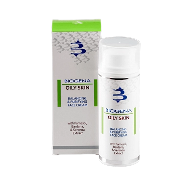 OILY SKIN Матирующий крем для жирной кожи BIOGENA, 50 мл