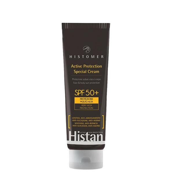 HISTAN SPF 50+ Омолаживающий солнцезащитный крем для лица и тела HISTOMER, 100 мл