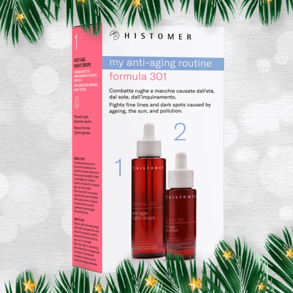 фото FORMULA 301 Комплексный набор для лица ИНТЕНСИВНОЕ ОМОЛОЖЕНИЕ ( сыворотка-капли дневные + ночной лосьон ) HISTOMER в интернет магазине косметики Стикс