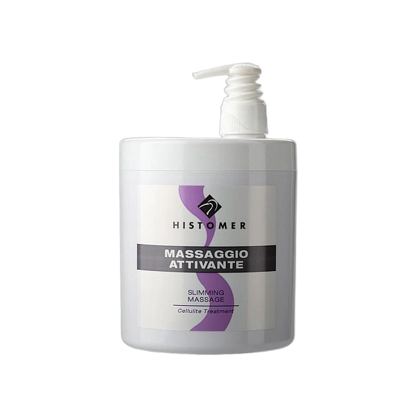 BODY MASSAGE ATTIVANTE Профессиональный антицеллюлитный массажный крем (с дозатором) HISTOMER, 1000 мл