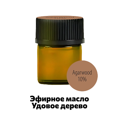Абсолютное масло удовое дерево (Agarwood Crassna) в жожоба (10%) Ellessance, 1,5 мл