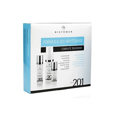 FORMULA 201 WHITENING Комплексный омолаживающий набор для сияния кожи ( мусс, дневной крем SPF20, ночной концентрат ) HISTOMER