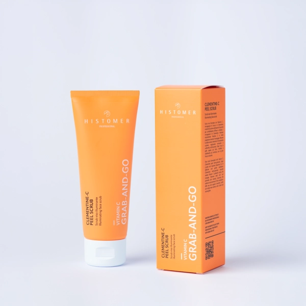 NEW VITAMIN C энзимно-сахарный скраб с экстрактом клементина HISTOMER, 75 мл с упаковкой